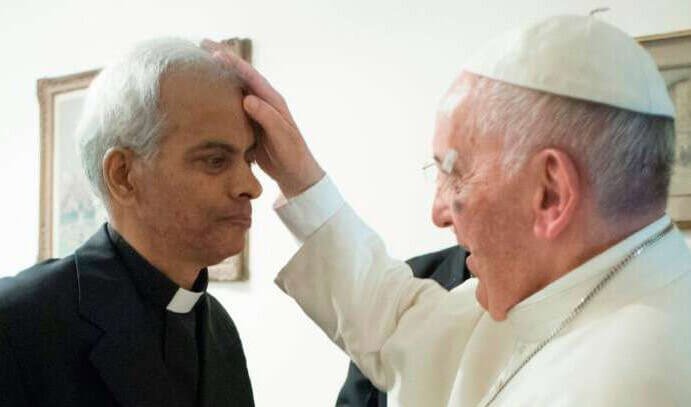 Tom Uzhunnalil y Papa Francisco