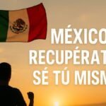 Mexicanos levantando la bandera, símbolo de esperanza y dignidad