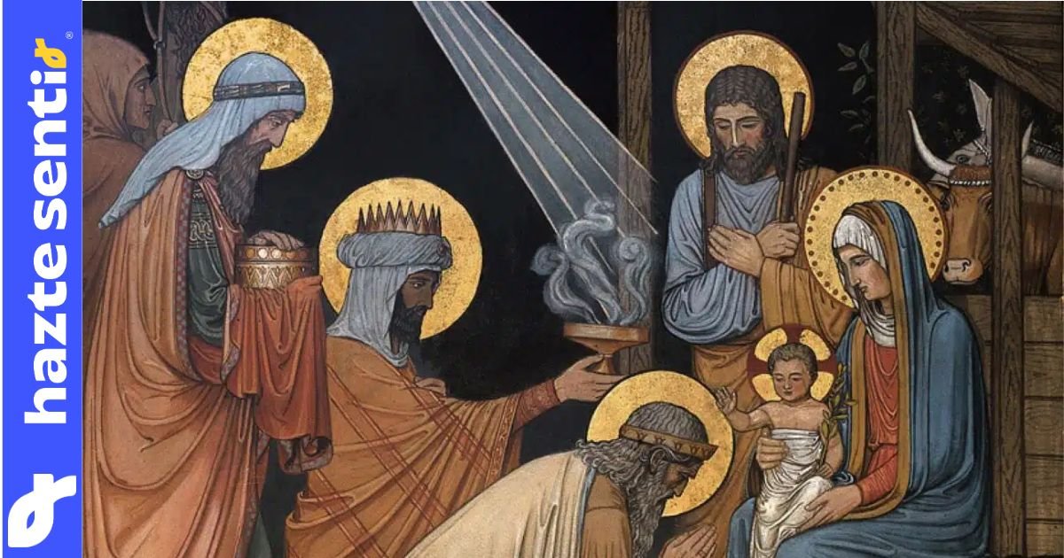 Epifanía del Señor: adoración de los Reyes Magos al Niño Jesús como manifestación de Cristo luz del mundo
