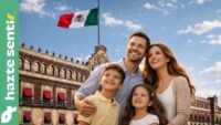 Familia mexicana unida representando que la fuerza de la nación nace en familias libres y protegidas por el Estado