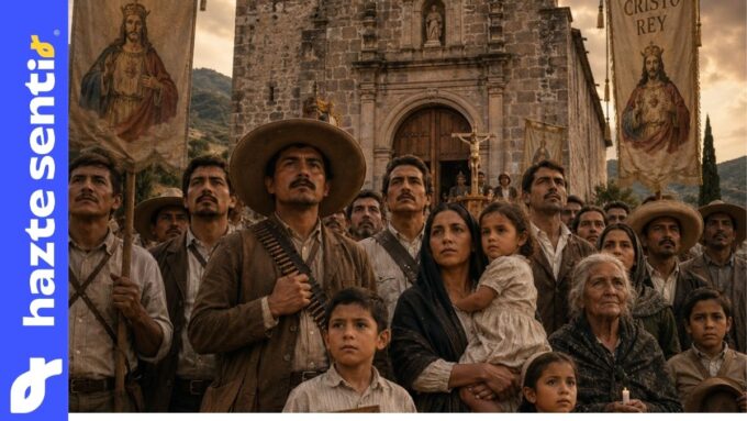 Representación histórica de los 100 años de la Cristiada y la defensa de la fe y la libertad religiosa en México.