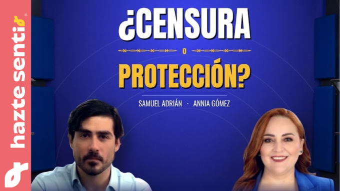 Conferencia de Hazte Sentir sobre censura o protección y libertad de expresión en México