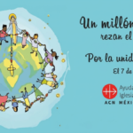 Niños y familias unidos en oración durante la campaña Un millón de niños rezando el Rosario 2026
