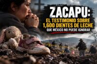 Imagen editorial sobre la exigencia de investigar los 1,600 dientes reportados en Zacapu, Michoacán