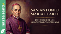 Retrato de San Antonio María Claret, fundador de los Misioneros Claretianos